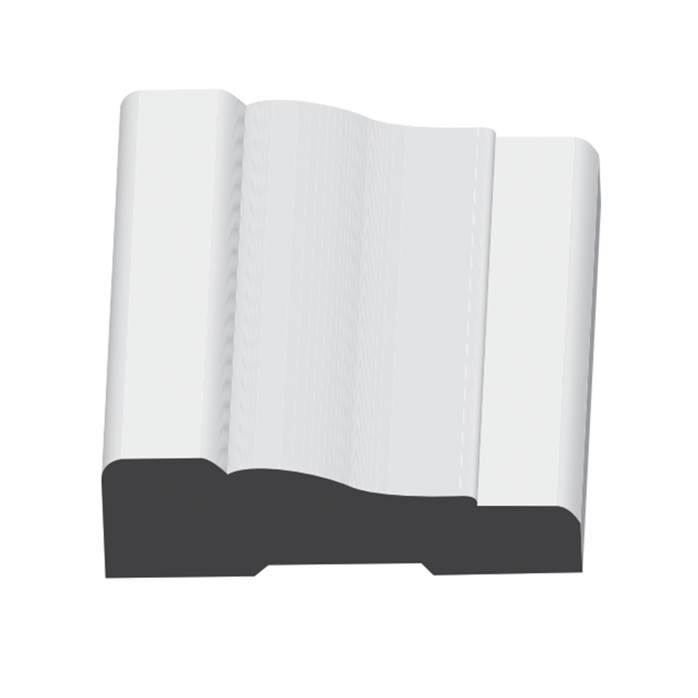Brick Moulding #180 - Primed Fingerjoint Pine - 7' - Seconds